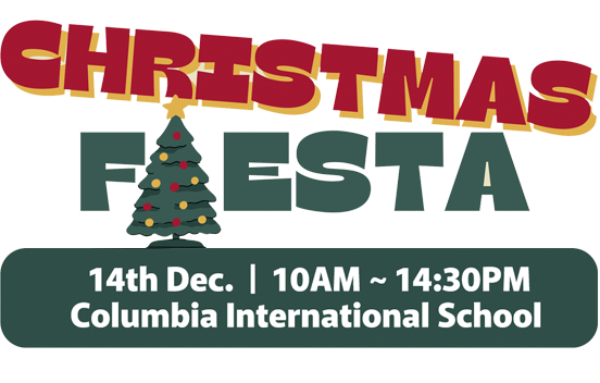CHRISTMAS   FESTA MUSIC, FESTIVITIES, PERFORMANCE 14th Dec.  |  10AM ~ 14:30PM